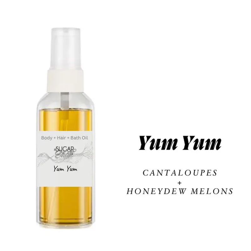 1.5 Oz Sampler Body Oil W/Sprayer Vegan Friendly Handcrafted ~ Best Sellers