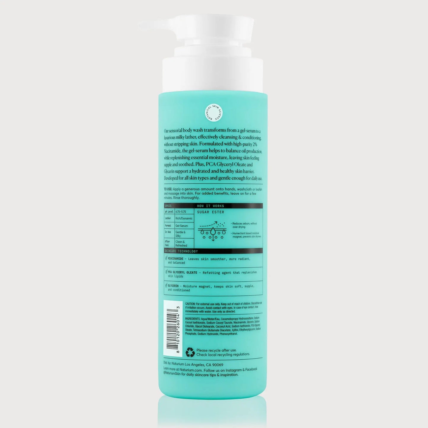 Naturium the Purifier Niacinamide Serum Body Wash