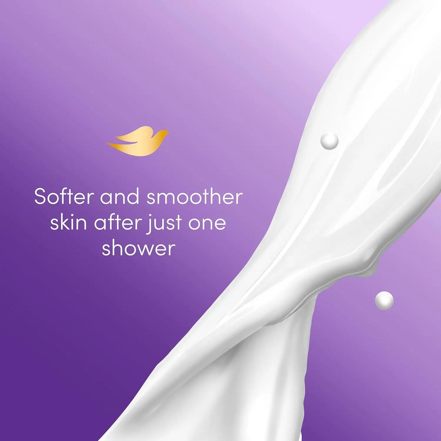 Dove Body Wash Relaxing Jasmine & Coconut Milk (5 Pack) 15.2Oz / 450Ml - 1/4 Moisturizing Cream & Plant Based