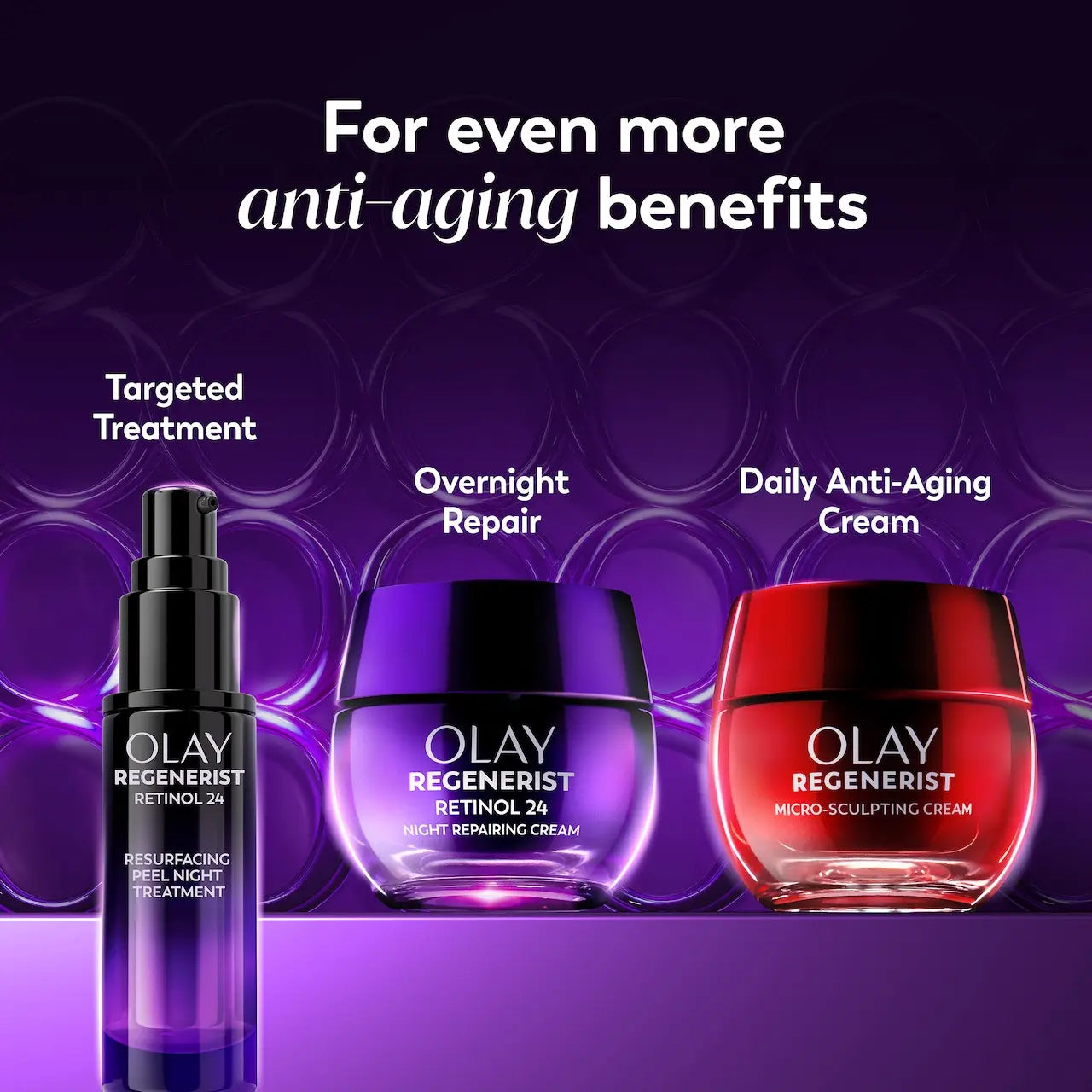 Olay Retinol24 Night Moisturizer - 24 Hour Hydration, Fine Lines, Wrinkles, Dark Spots, Elasticity, Pores, 1.7 Oz