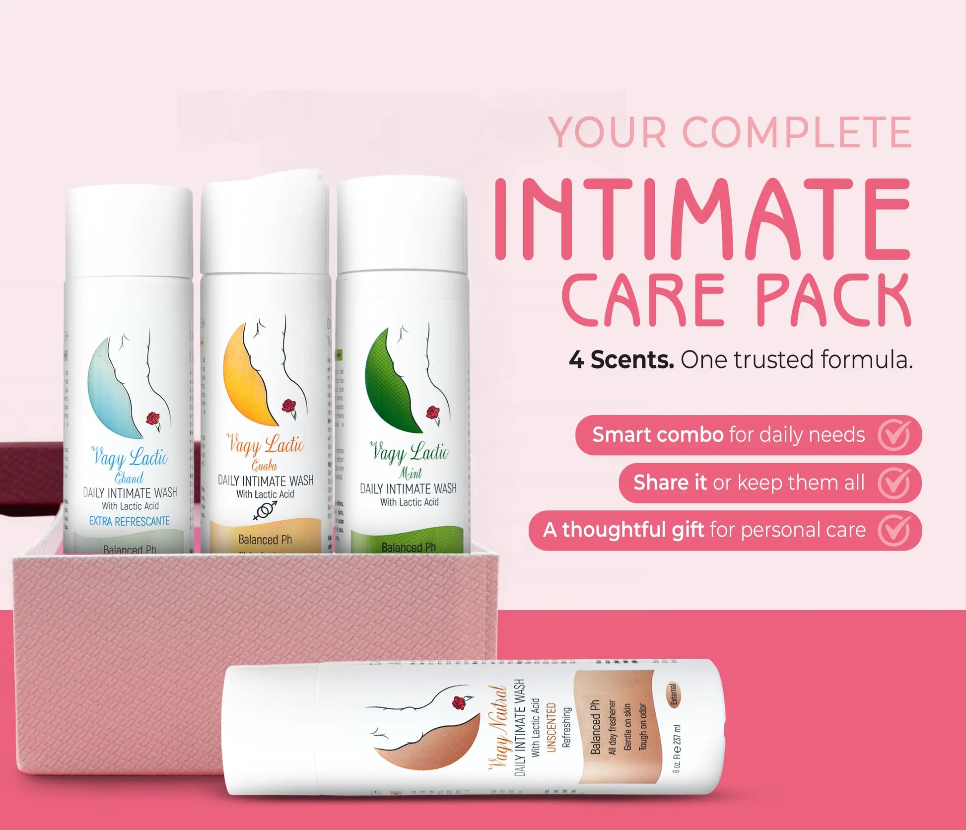 Vagy Lactic Daily Intiamate Wash W/ Lactic Acid