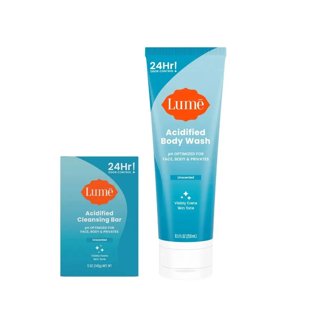 Ph Optimized Body & Intimate Wash Bundles: Acidified Body Wash or Cleansing Bar Soap - Shampoo, Face, Body, and Shave Bar or Hydrating AHA Body Wash Gel. Powered by Mandelic Acid