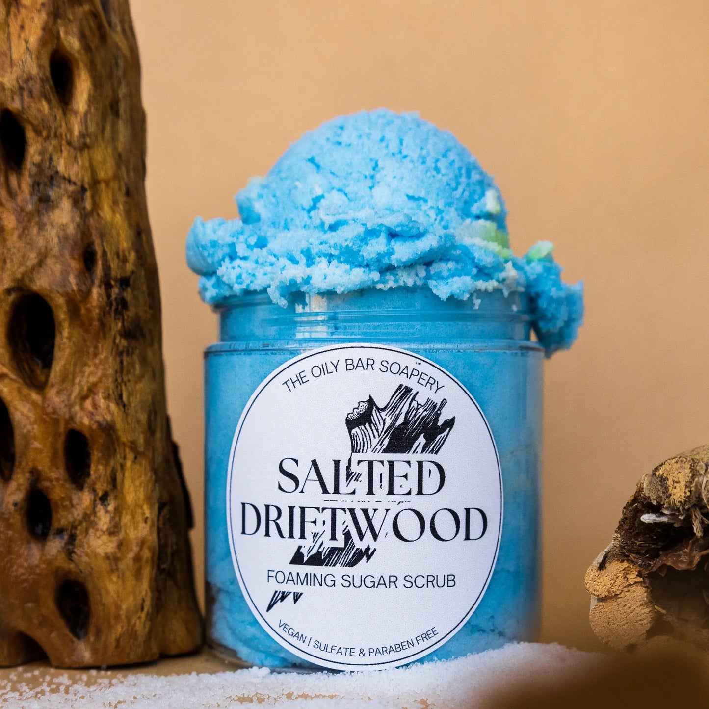 Foaming Sugar Scrub for Gentle Skin Exfoliation - Body Care