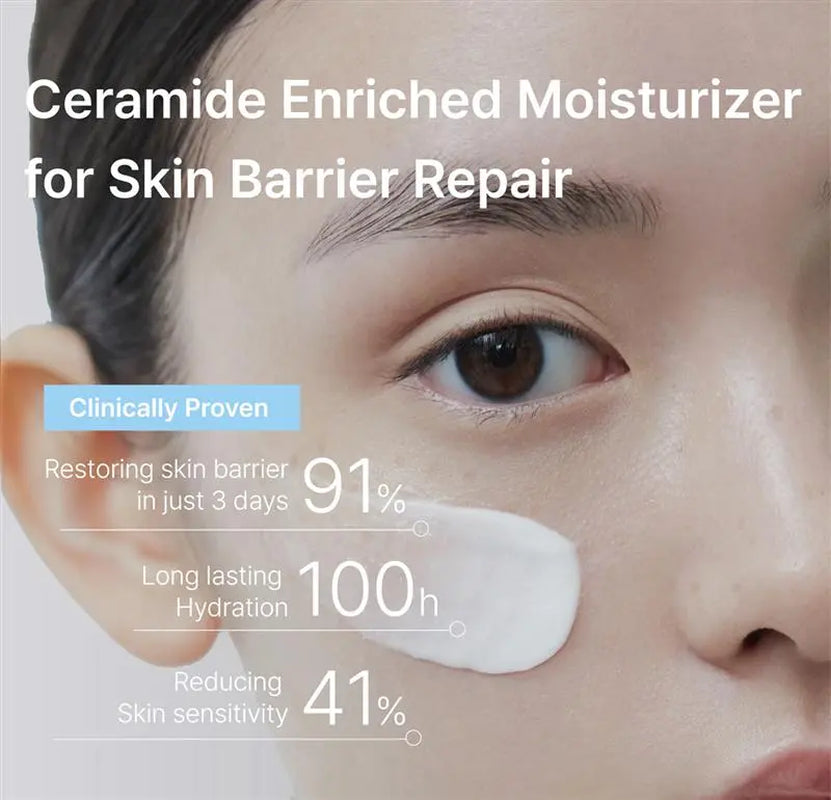 [ILLIYOON] Ceramide Ato Concentrate Cream | Moisturizer for Dry & Sensitive Skin, 100Hr Lasting Hydration, for Face & Body, Gentle for Infants, Moisture Barrier Repair, Vegan Certified, 6.76 Fl.Oz. Summervibe