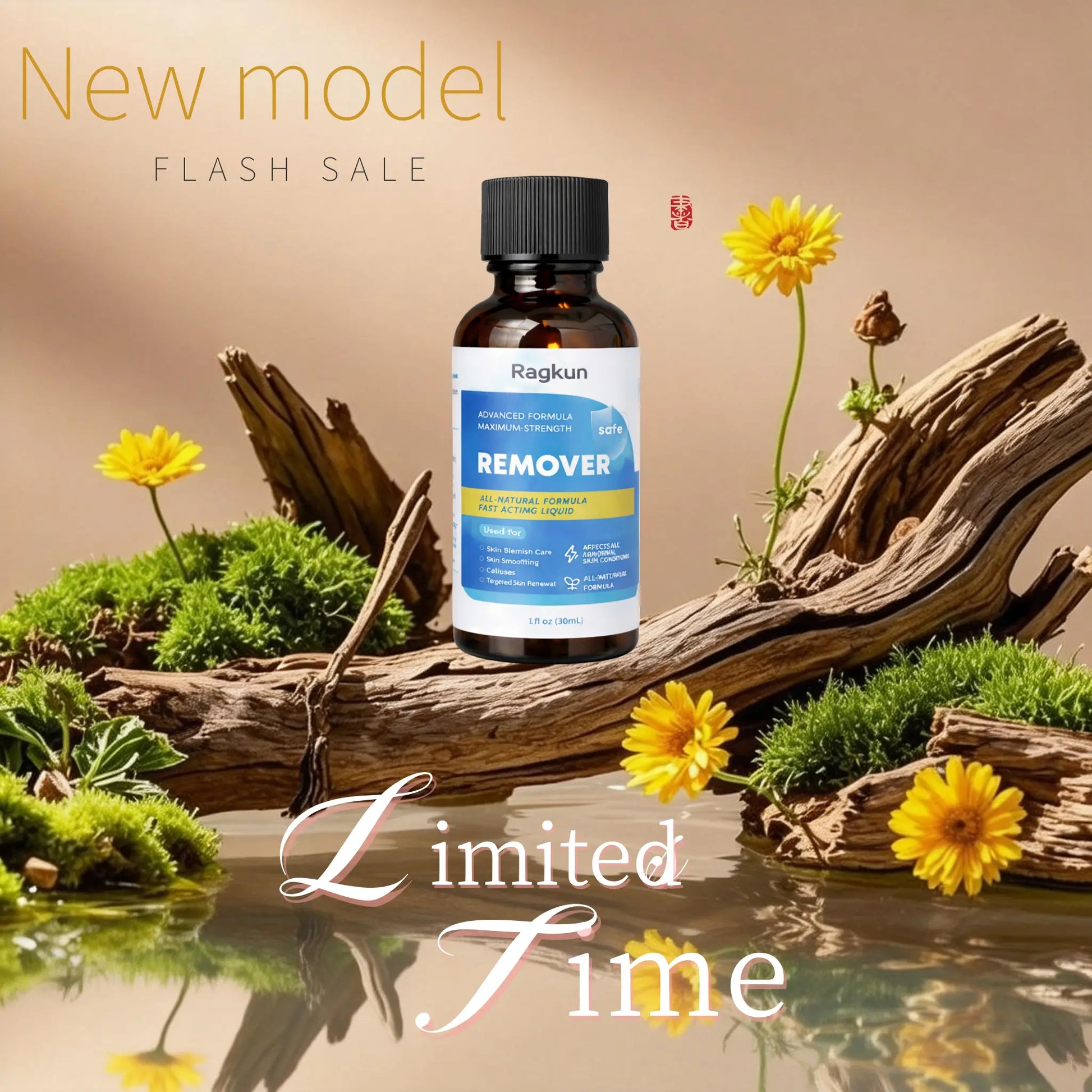 【Hot-Selling】Ragkun Exfoliating Solution - a Natural Formula for Skin Repair and Exfoliation - Helps Improve the Overall Condition of the Skin