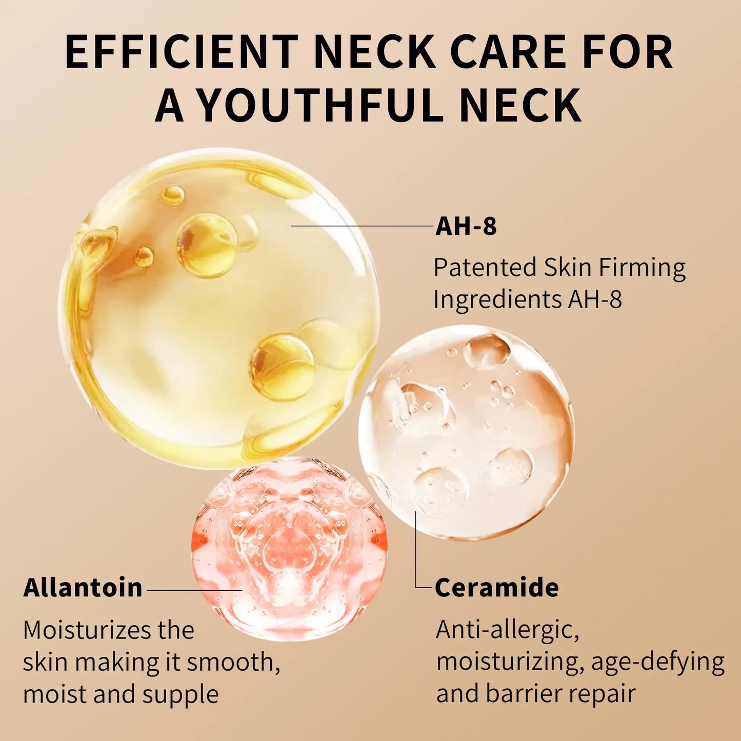 YCZ Neck Firming Cream, Upgraded Formula | Deep Moisturizing for Crepey Skin on Neck, Arms, Thighs & More | Cruelty-Free Skincare #Summervibes