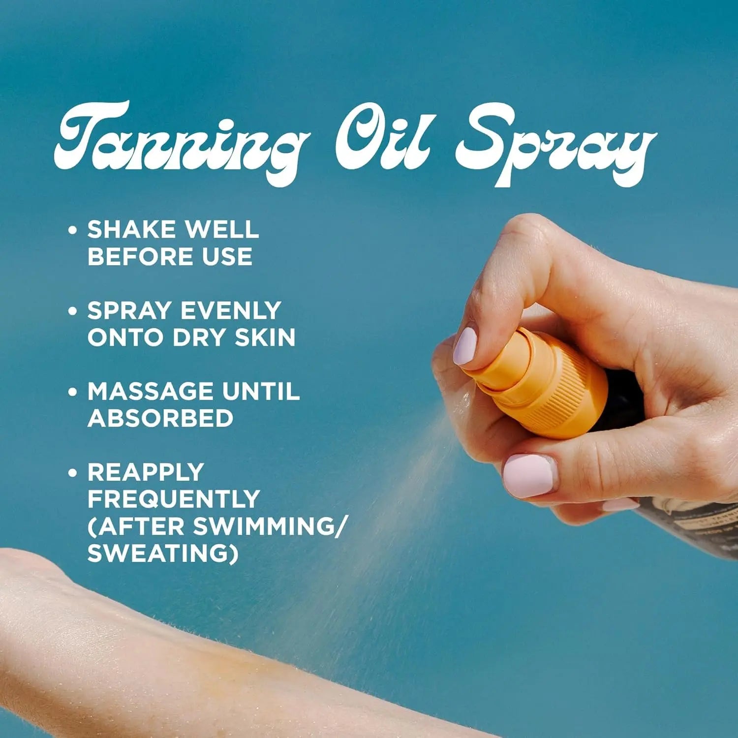 Carroten Intensive Tanning Oil Spray | Browning Tan Accelerator | Vitamin E and Carrot & Coconut Oils | Water-Resistant, Silky Hydration | Coconut Fragrance | Made in Greece | 6.7 Oz