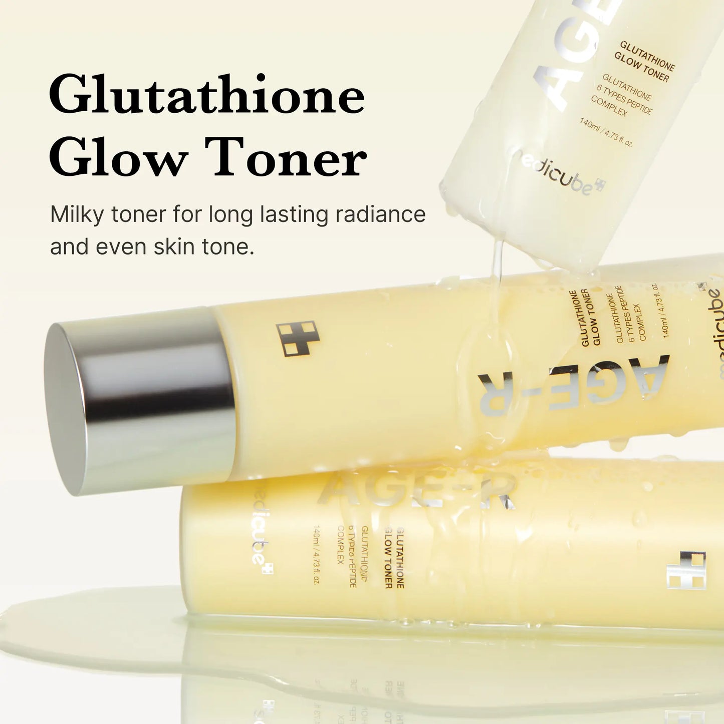 [Medicube] Clear & Glow on a Budget SET | Glutathione Glow Milky Toner, Vita C Toner Pads, Vita C Capsule Cream, Kojic Acid Turmeric Gel Mask
