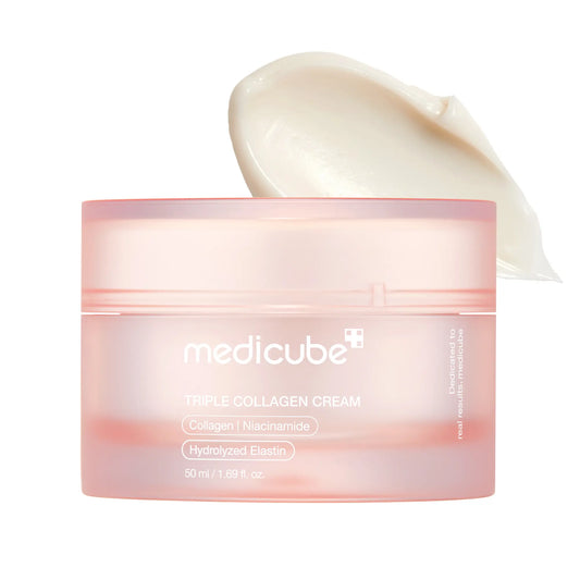 [Medicube] Triple Collagen Cream (Collagen+Hyaluronic Acid+Niacinamide+Shea Butter) L Hydrating Moisturizer