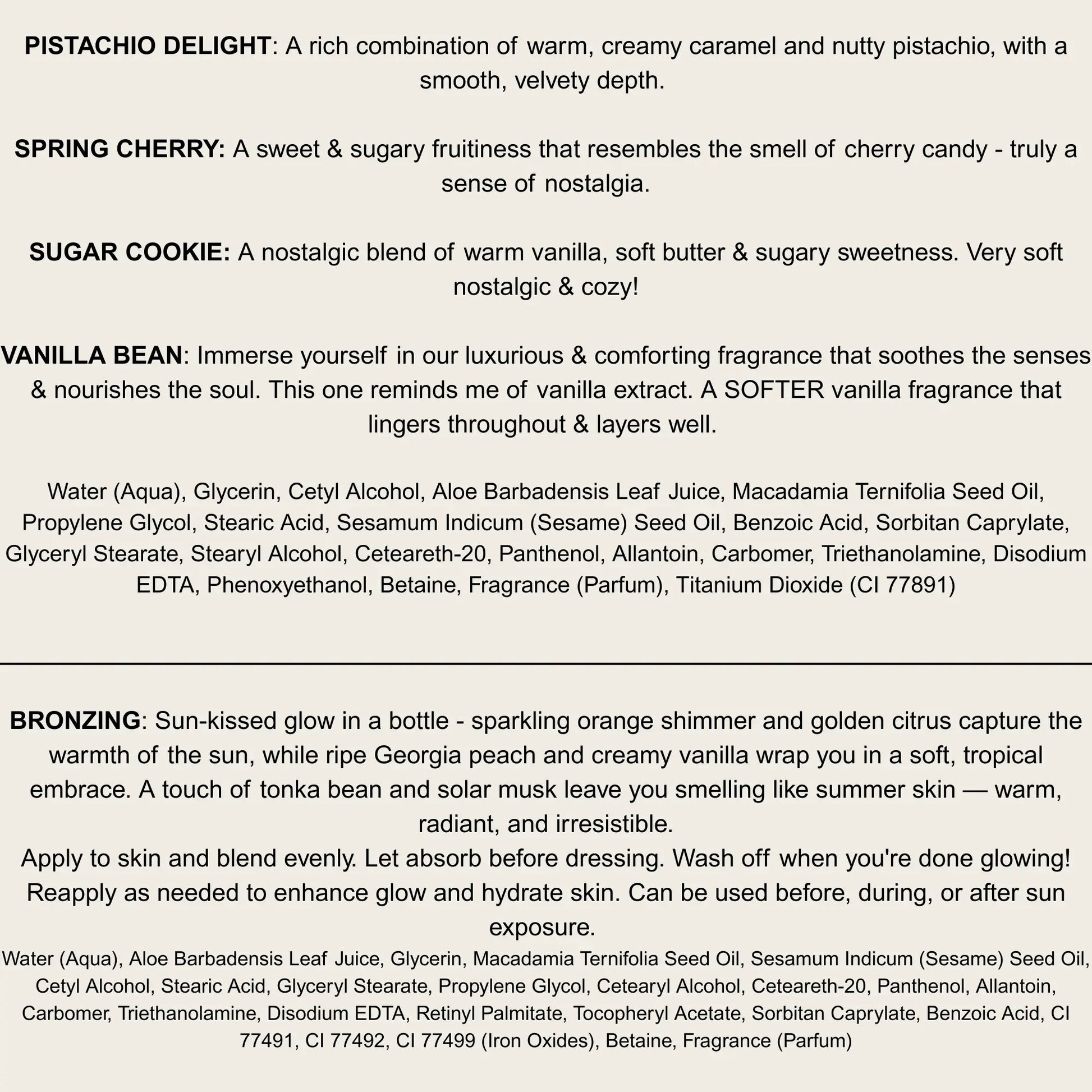 15+ Fan-Favorite Body Lotion Scents | 16 Oz Pump | Pick Your Favorite