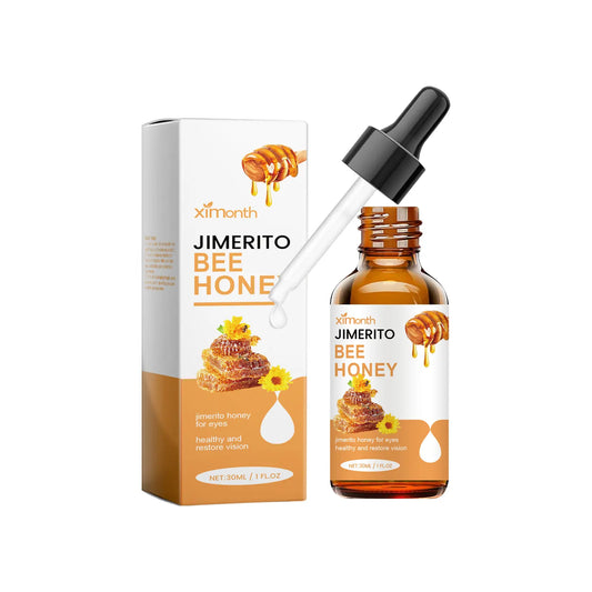 XIMONTH Genuine Honey Essence Eye Cleansing Serum 30ML Hydrating Moisturizer: Long-Lasting Moisturizing Anti-Eye Fatigue Soothing and Calming Lotion, Gentle Daily Use Refreshing Honey Eye Care Product, for Men and Women, Effective within 7 Days
