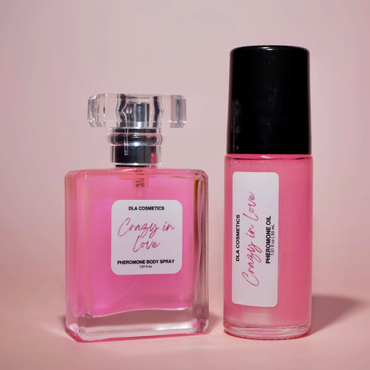 CRAZY in LOVE BODY SPRAY & ROLL on OIL BUNDLE - DLA COSMETICS