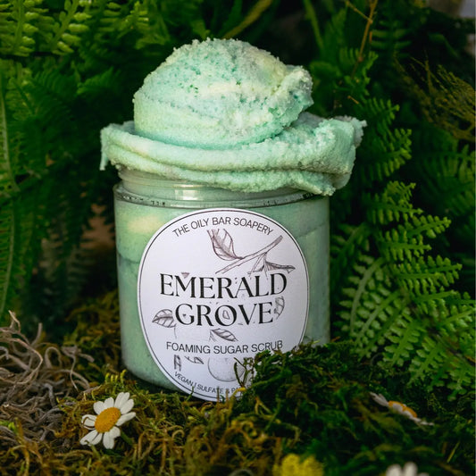 Foaming Sugar Scrub for Gentle Skin Exfoliation - Body Care