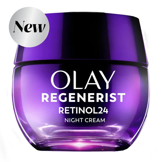 Olay Retinol24 Night Moisturizer - 24 Hour Hydration, Fine Lines, Wrinkles, Dark Spots, Elasticity, Pores, 1.7 Oz