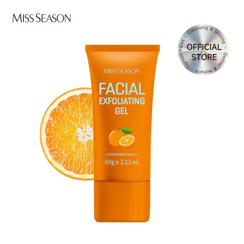 MISS SEASON Facial Exfoliating Gel 60G+60G Purify Pores, Leaving Skin Soft and Smooth.#Summervibes