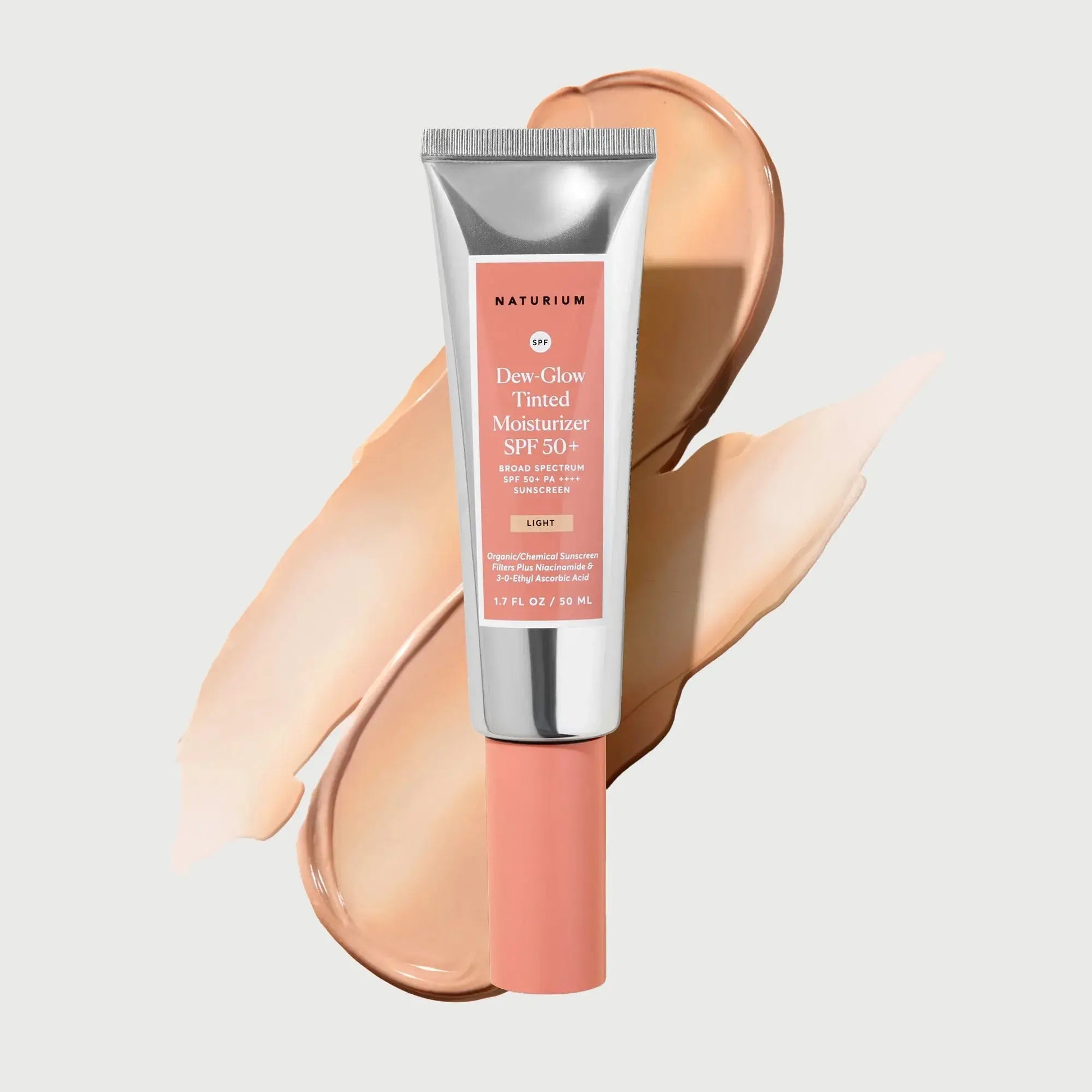 Naturium Dew-Glow Tinted Moisturizer SPF 50+, Sheer Coverage
