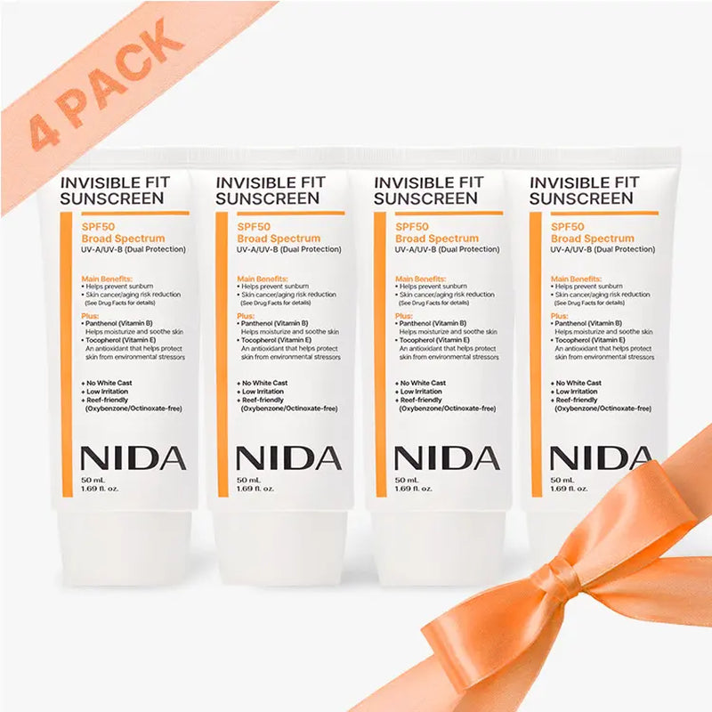 NIDA Invisible Fit Sunscreen Lightweight Spf Sensitive Facial