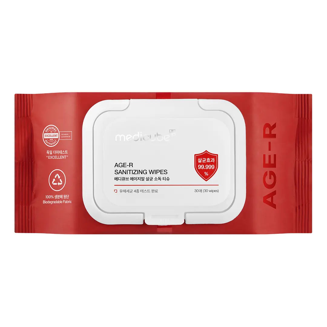 [Medicube] AGE-R Device Cleansing Wipes L Gentle