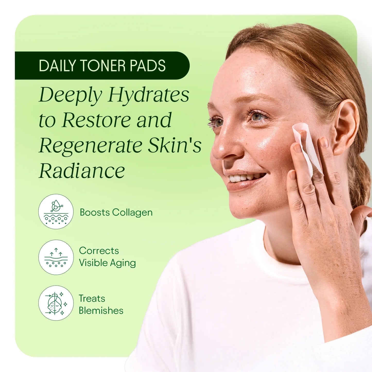Jiyu Korean Skincare Anti-Aging, Dark Spot & Wrinkle Minimizing Toner Pads with Snail Mucin, Centella Asiatica, Niacinamide, Peptide Complex - 100 Ct.