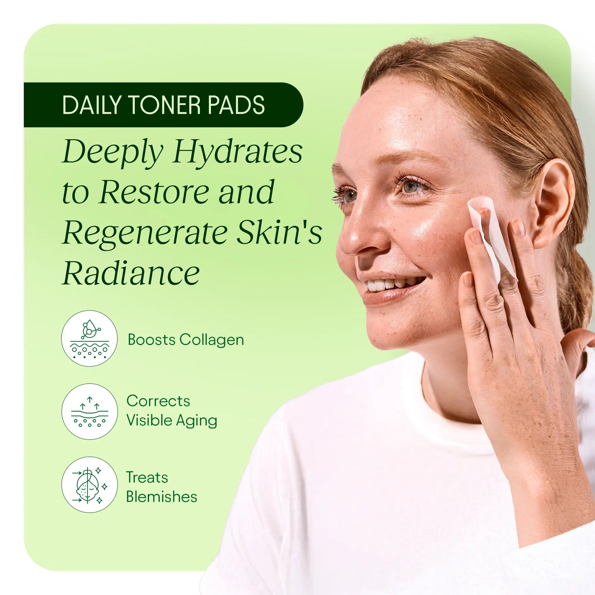 Jiyu Korean Skincare Anti-Aging, Dark Spot & Wrinkle Minimizing Toner Pads with Snail Mucin, Centella Asiatica, Niacinamide, Peptide Complex - 100 Ct.