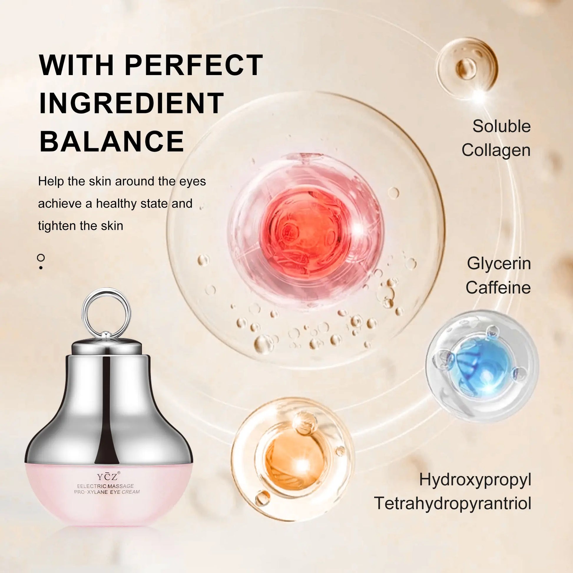 YCZ Neck-Eye Care Tightening & Revitalizing Set – Smooth Fine Lines, Firm & Hydrate, Gentle Moisturizing Care for Neck & Eyes | Say Goodbye to Turkey Neck & Eye Wrinkles #Summervibes