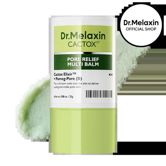 [Dr.Melaxin Official] CACTOX PORE RELIEF MULTI BALM with Cactus Cooling Reduce Puffiness & Pore Tightening for Visible Pore Care Skin Repair