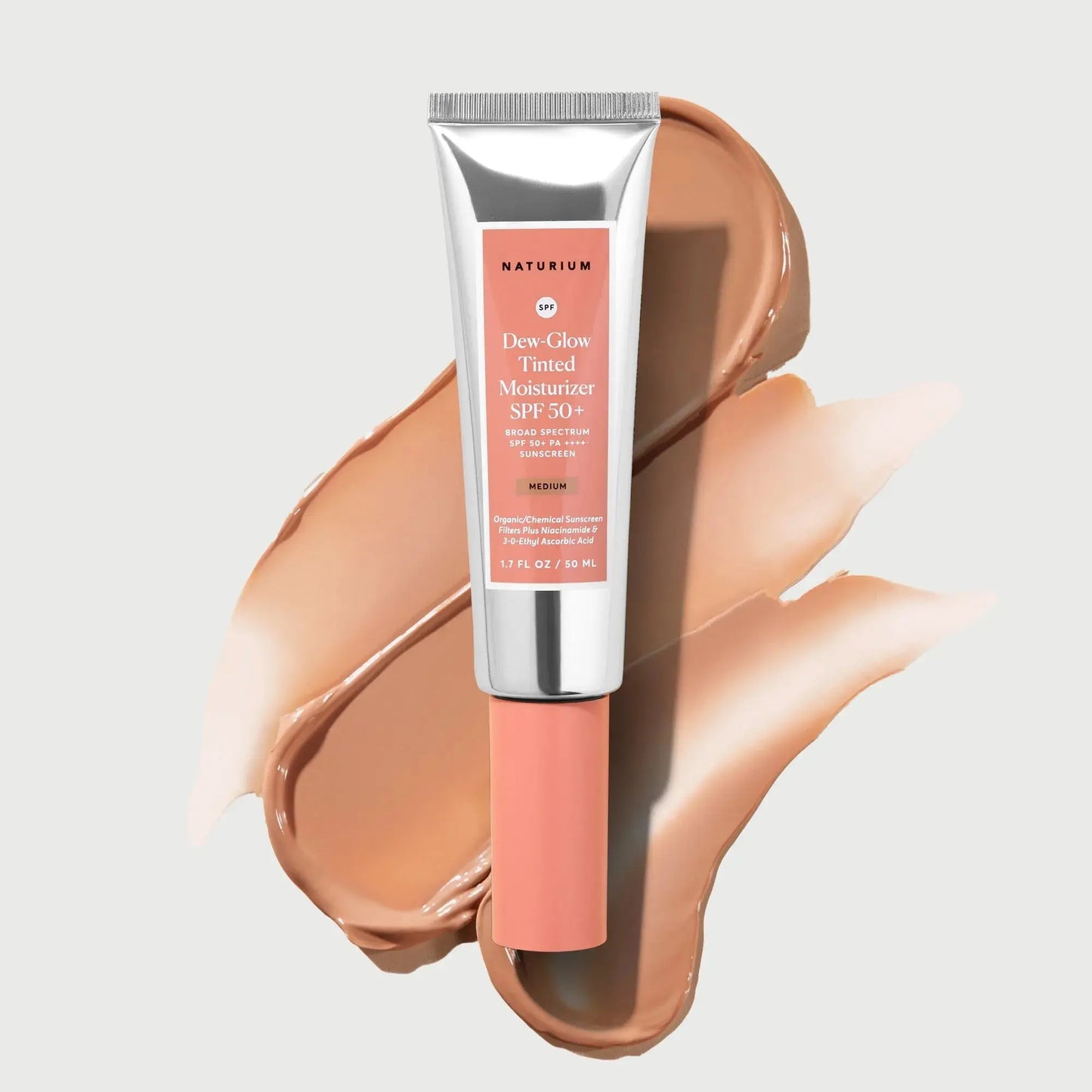 Naturium Dew-Glow Tinted Moisturizer SPF 50+, Sheer Coverage