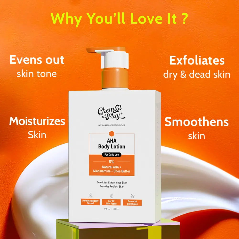 AHA Body Lotion-Pack of 3