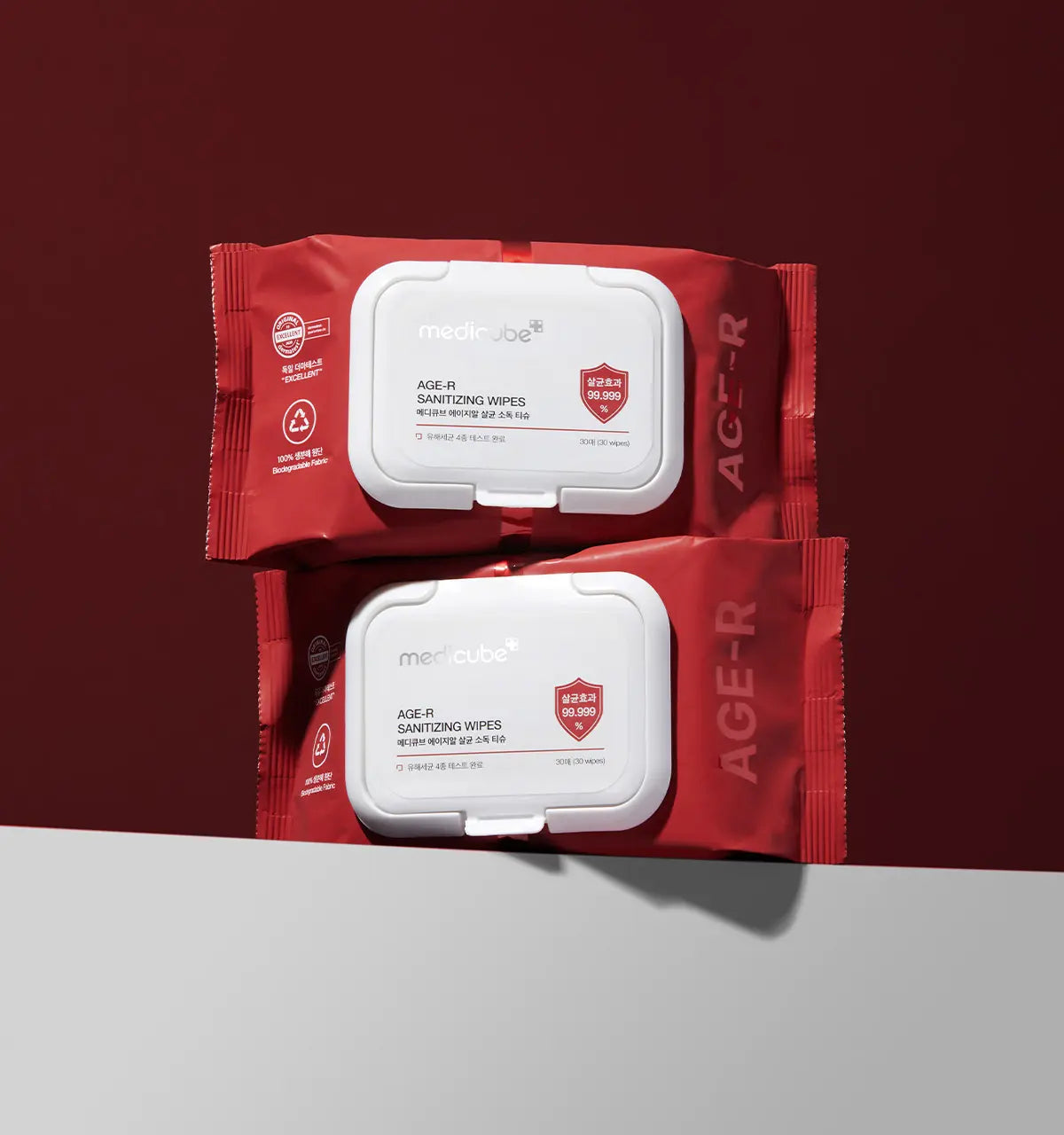 [Medicube] AGE-R Device Cleansing Wipes L Gentle