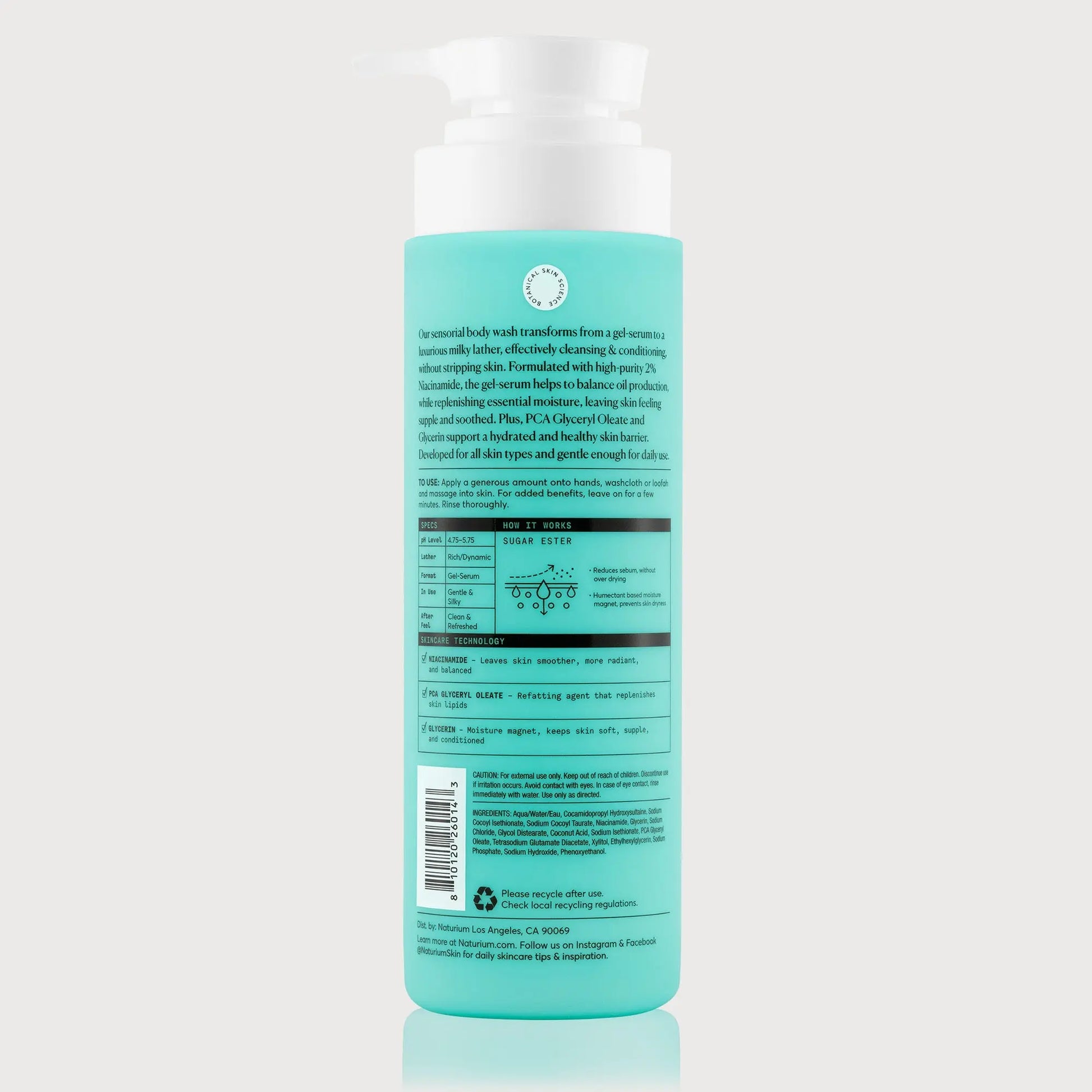 Naturium the Purifier Niacinamide Serum Body Wash