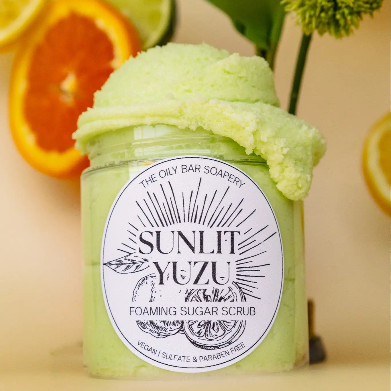 Foaming Sugar Scrub for Gentle Skin Exfoliation - Body Care