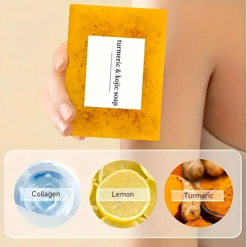 Turmeric Wash and Care Two Piecesetturmericcleansing Mousse, Turmeric Soapfacialcleansing Skincare Facialcleansing Cleanserfacial Wash