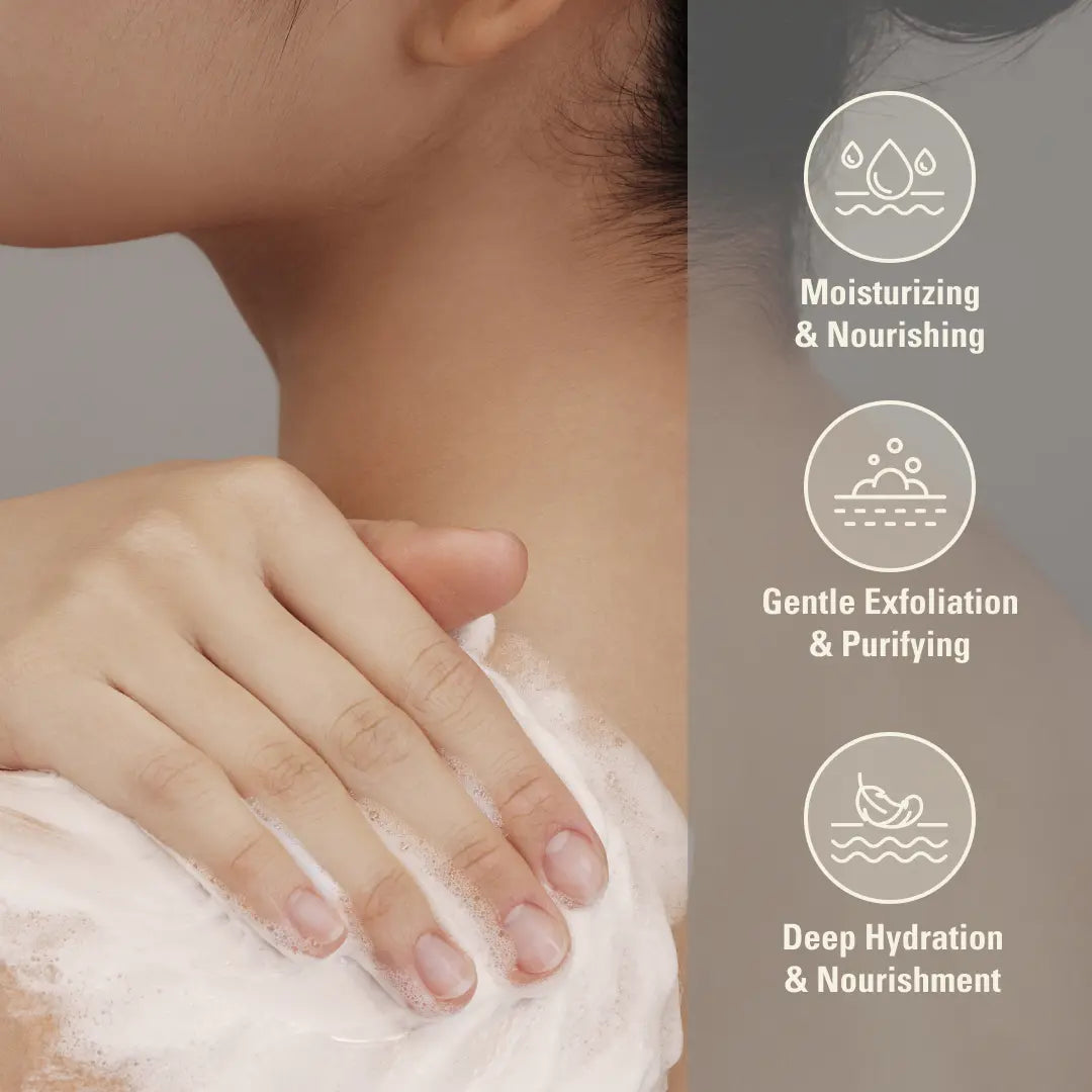 SIOT Rice Jam Mask 8.45Oz | Korean Rice Hydrating Wash-Off Face & Body Mask with Gentle Exfoliating, Daily Moisture Care for Smooth, Soft Skin