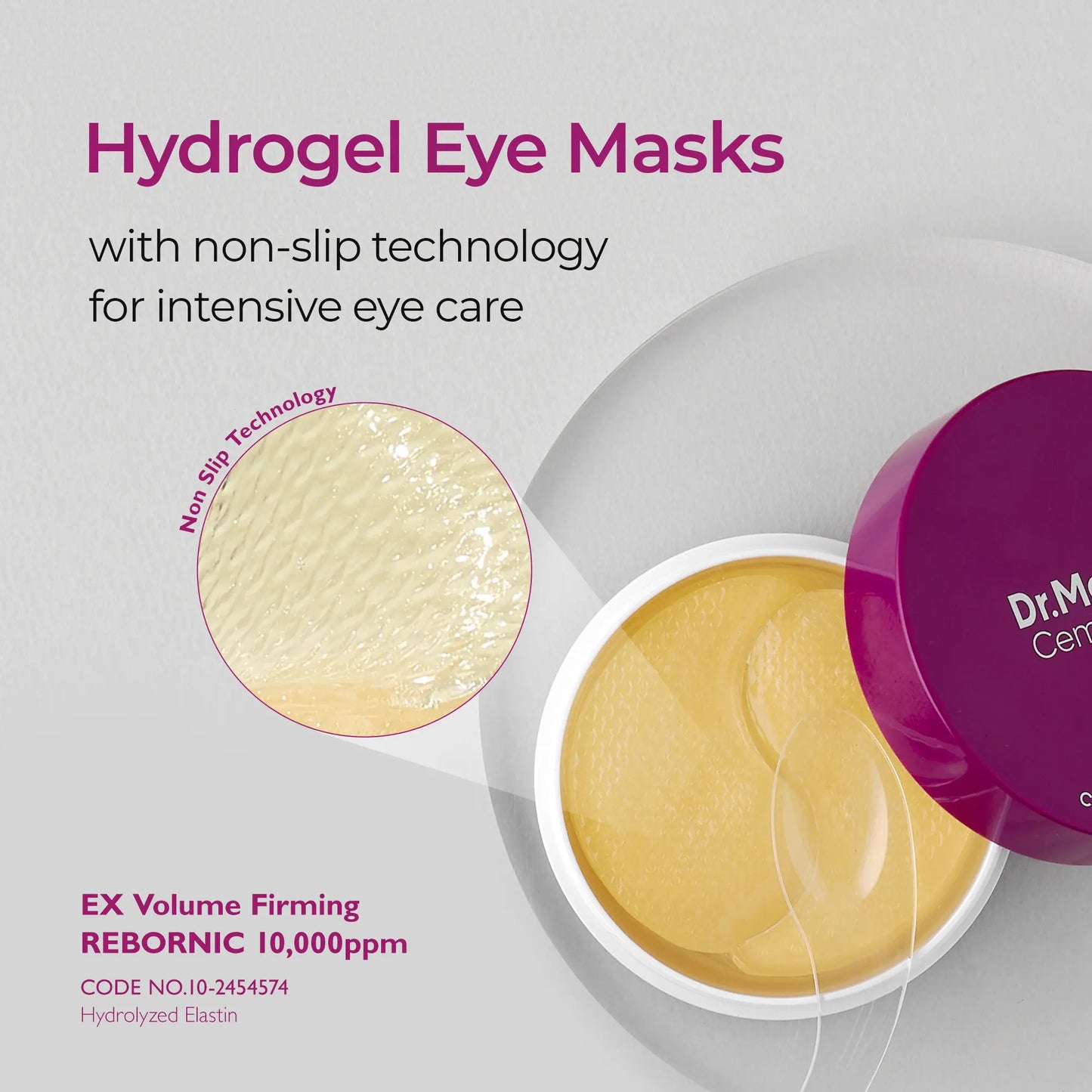 [Dr.Melaxin Official] Calcium Volume Eye Patch 60Ea - Anti-Aging, Drooping Eyelid, Puffiness | Korean Cosmetics, Firming & Moisture Mask under Eye Patch