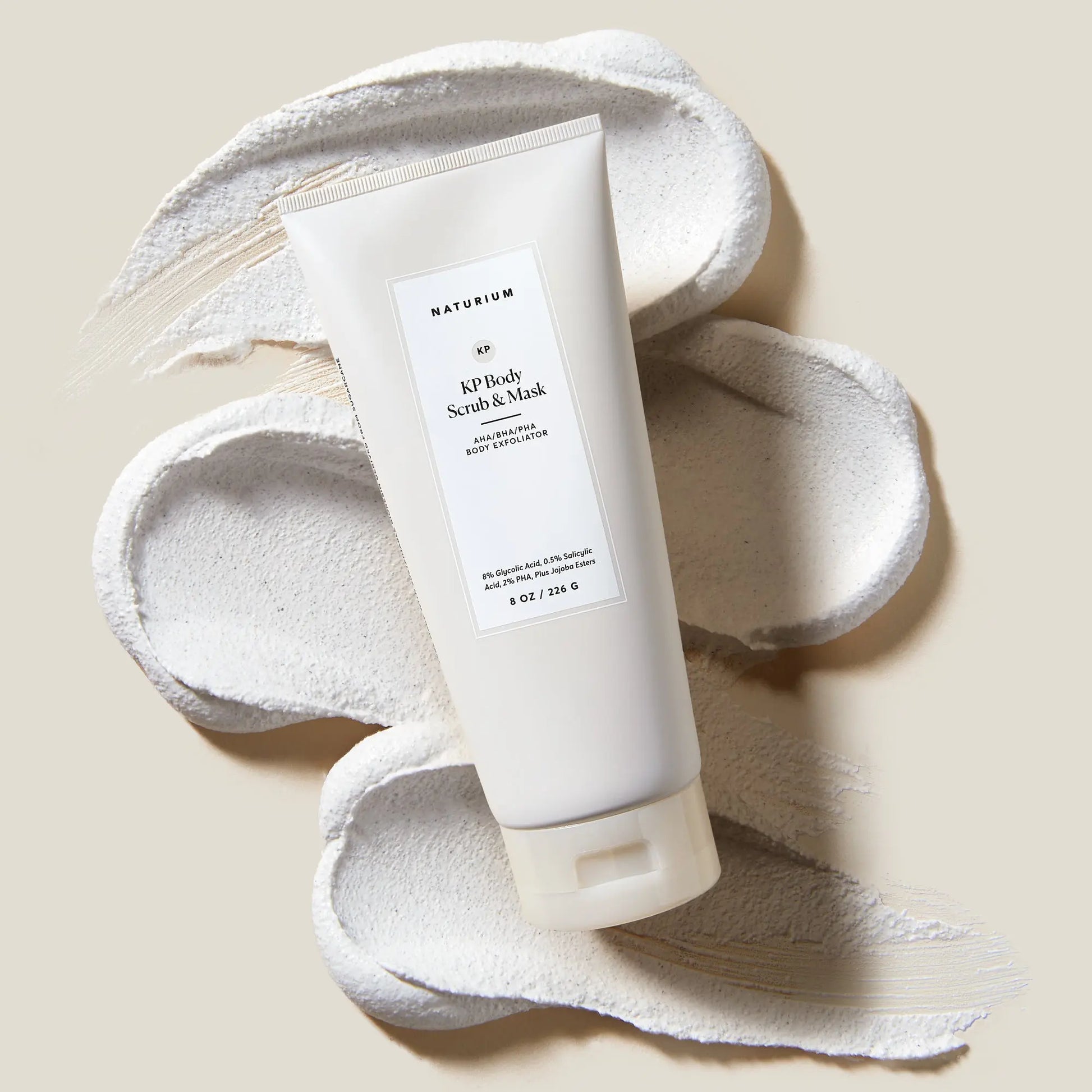 Naturium the Exfoliating Body Bundle, KP Body Scrub & Mask and the Smoother Glycolic Acid Body Wash
