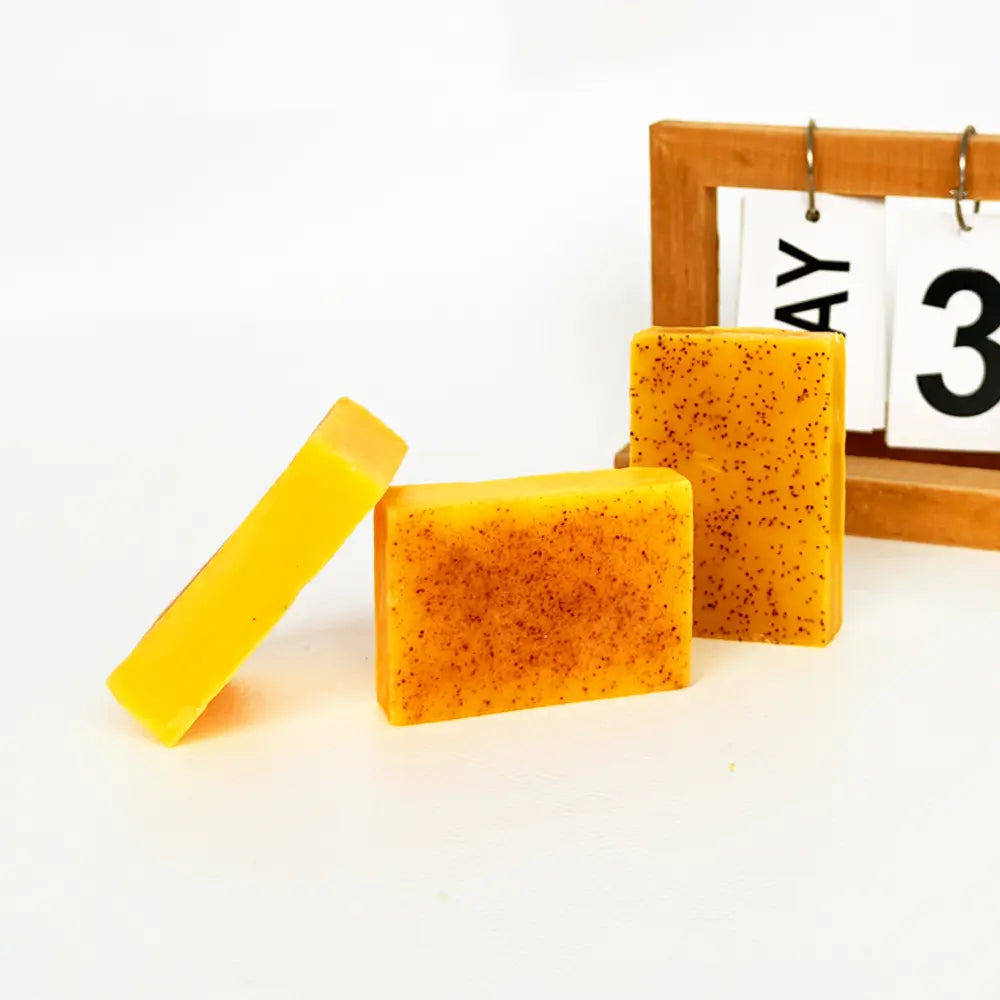 3PCS Turmeric Soap,Deep Cleansingsoap,Moisturizing Soap for Face &Body,Body Wash & Soap for Women& Men