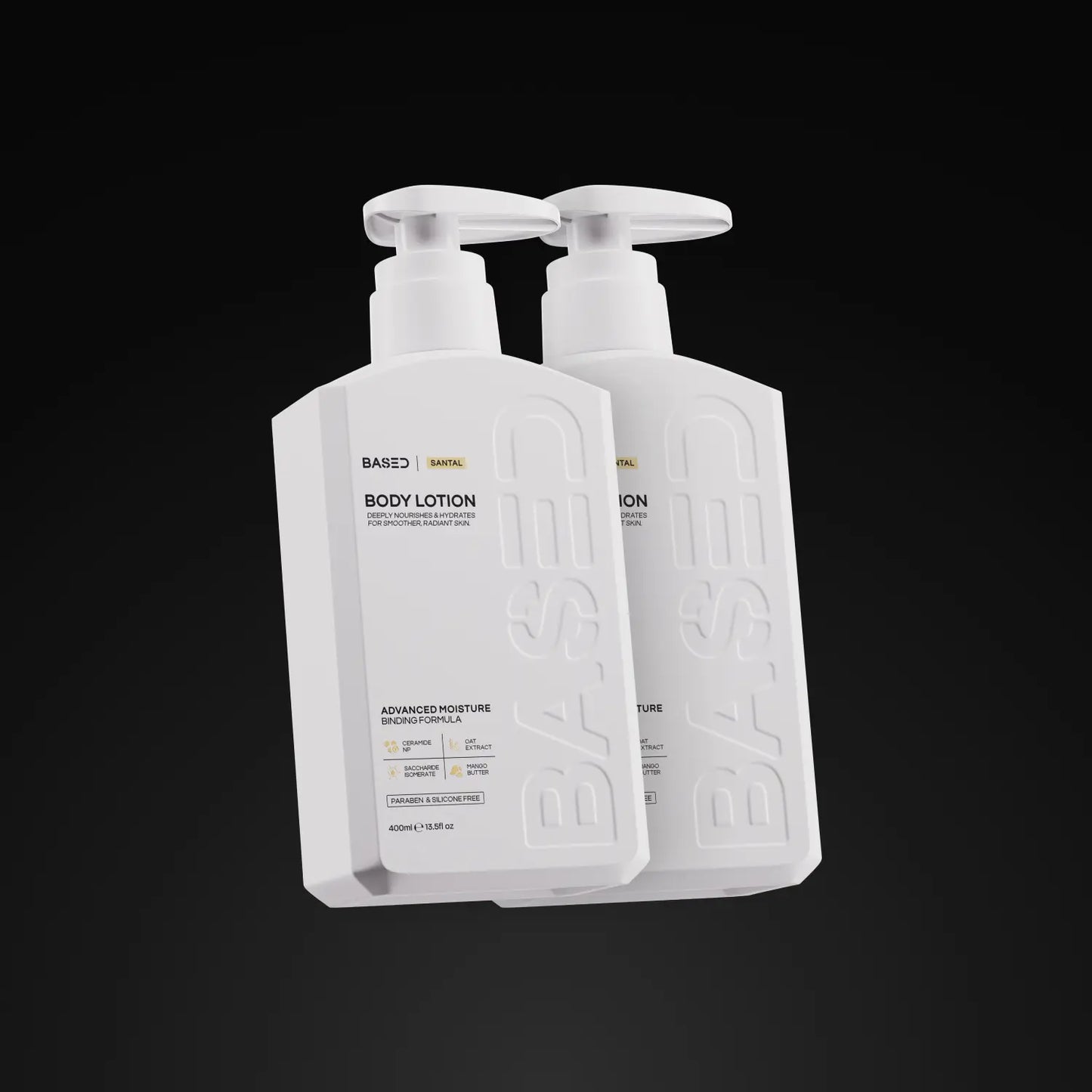 BASED Body Lotion | Advanced Moisture Binding, Deeply Nourished, Visibly Radiant | Simple, Effective, BASED.