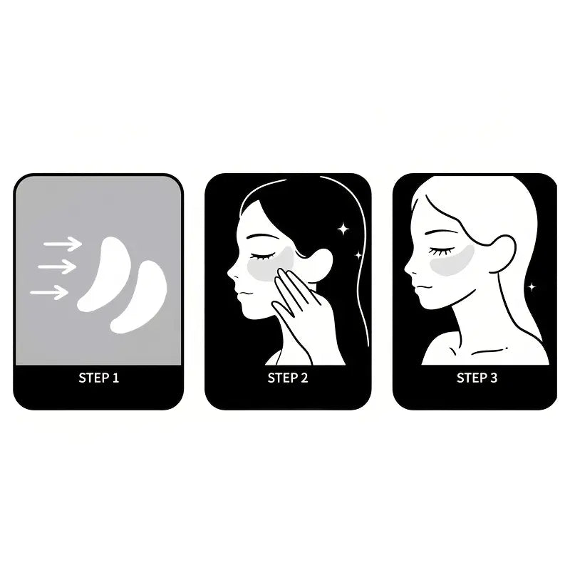 60Pcs Aloe Vera and Collagen Under-Eye Serum Gel Patches, Eye Treatment Mask for Dark Circles, Puffiness and Fine Lines, Firming Eye Mask for Eye Bags, Fragrance-Free Skincare with Natural Ingredients, Gel Packaging, Tightening Eye Patches