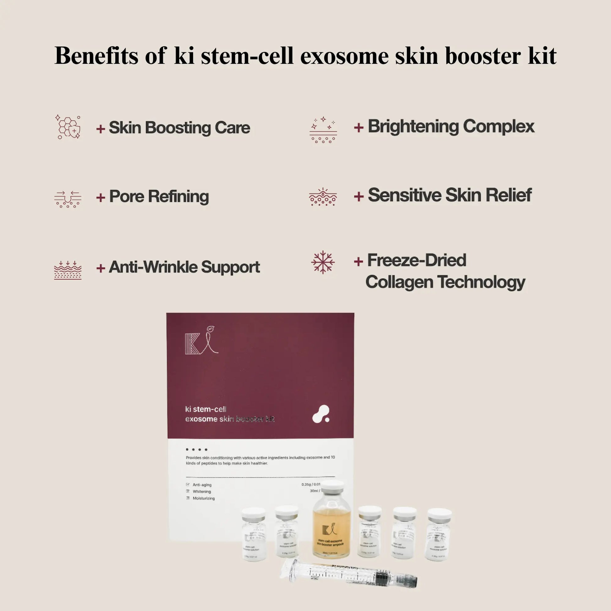 KI Exosome Booster Ampoule Kit – Advanced Skin Care for Hydration & Glow | Made in Korea