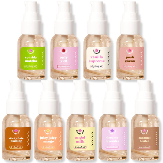 Sample Moisturizing Body Oils - 1 Oz Body Oil Minis - Choose Your Scent