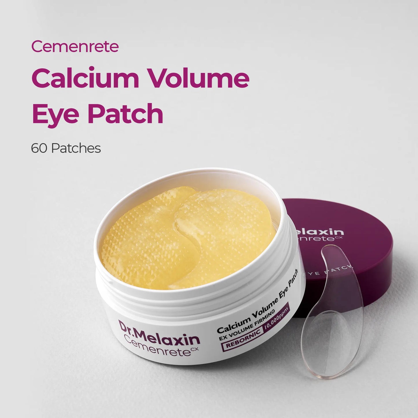 [Dr.Melaxin Official] Calcium Volume Eye Patch 60Ea - Anti-Aging, Drooping Eyelid, Puffiness | Korean Cosmetics, Firming & Moisture Mask under Eye Patch