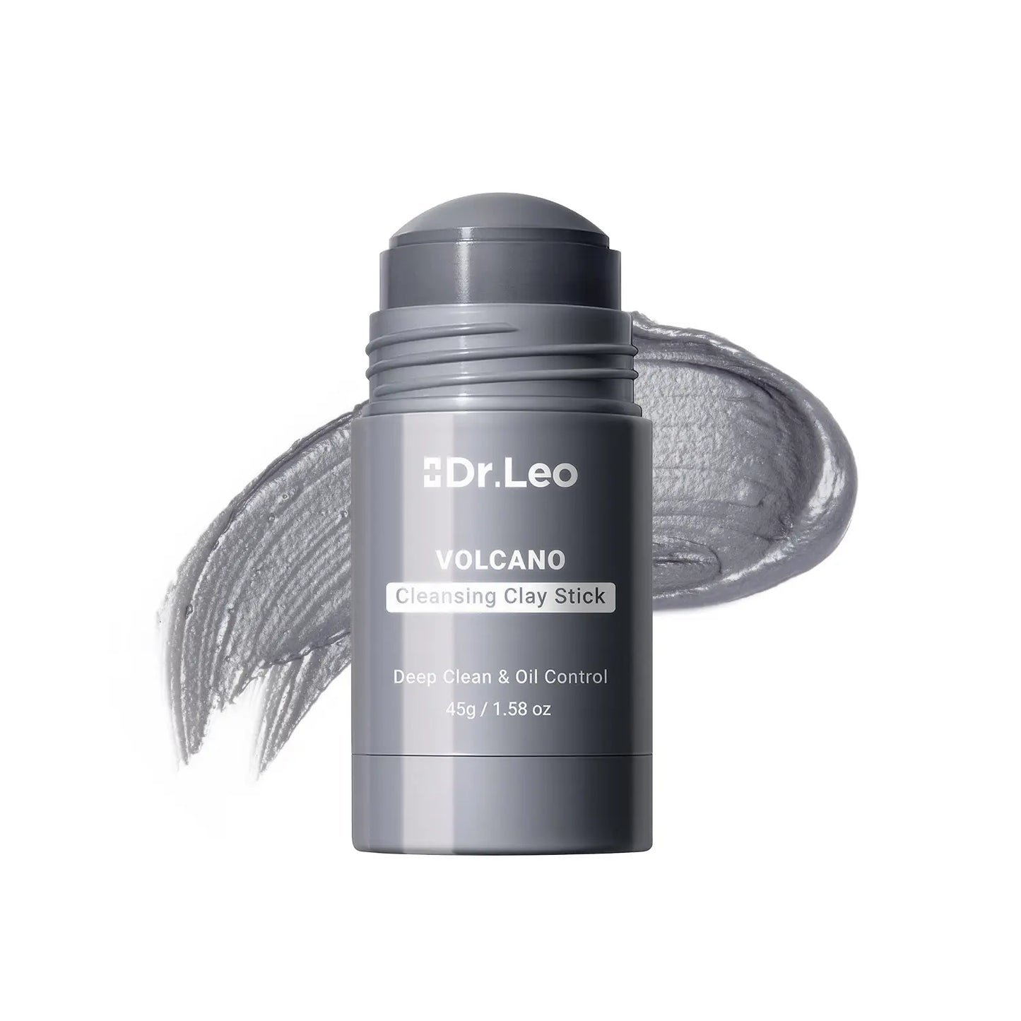 Dr.Leo Clay Mask Stick | No Mess & No Dirty Fingers | Deep Pore Cleansing, Blackhead Removal & Oil Control 45G #Summervibes
