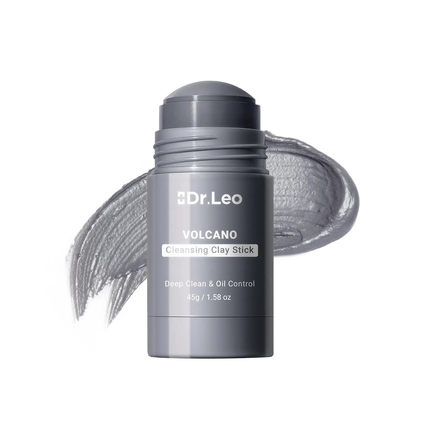 Dr.Leo Clay Mask Stick | No Mess & No Dirty Fingers | Deep Pore Cleansing, Blackhead Removal & Oil Control 45G #Summervibes