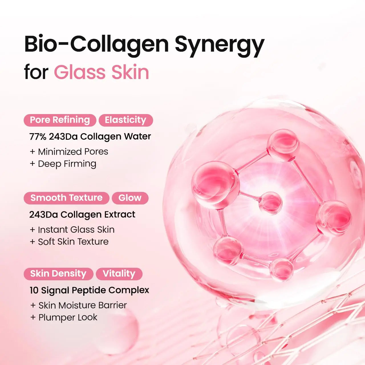 [Biodance Official] Collagen Peptides Jelly Serum Mist | Hydrating Face Mist, Plumping, Anti-Aging Face Spray, Sprayable Hydrogel, Travel Essentials & Self Care Gifts for Women, Korean Skin Care