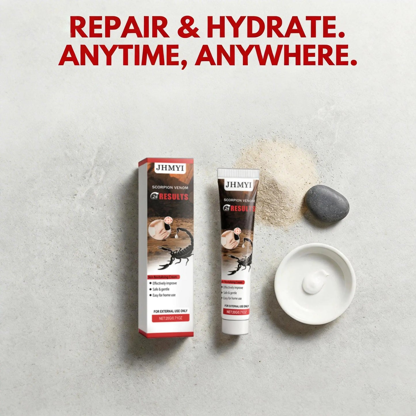 【Limited-Time Flash Sale】Skin Repair Care Cream, Effective in 20 Days,Compact Moisturizing Skin Cream.Mild Herbal Formula, Suitable for Facial and Body Care. a Portable Skincare Product