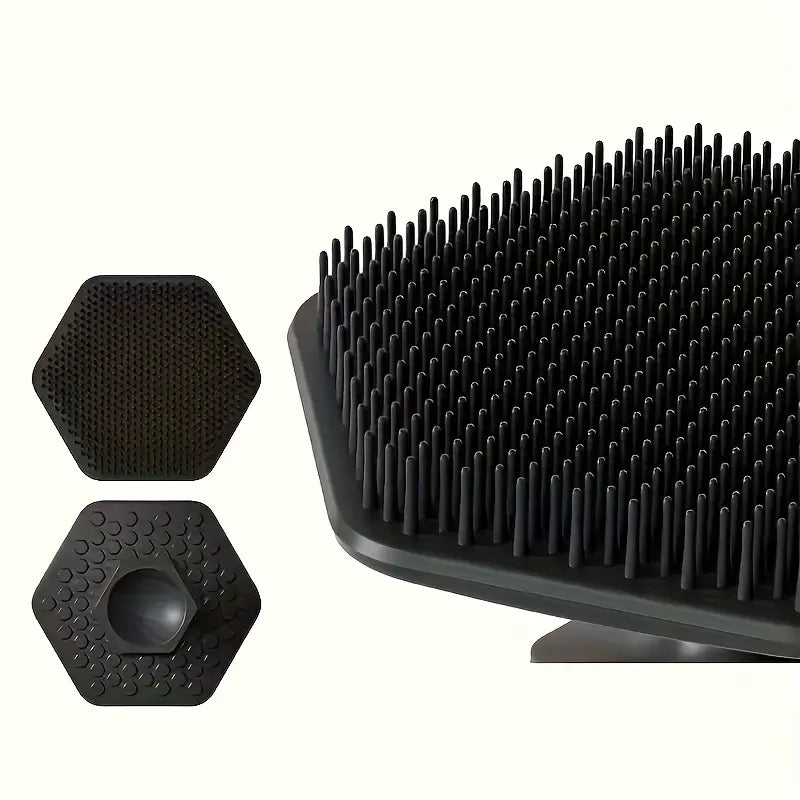 Men'S Face Scrubber, Gentle Exfoliator Pad, Exfoliating Brush and Massager, Fragrance-Free Personal Care Tool for Deep Cleansing and Smoother Shaving, Easy-Grip Design with Non-Irritating, Skin-Friendly Fabric