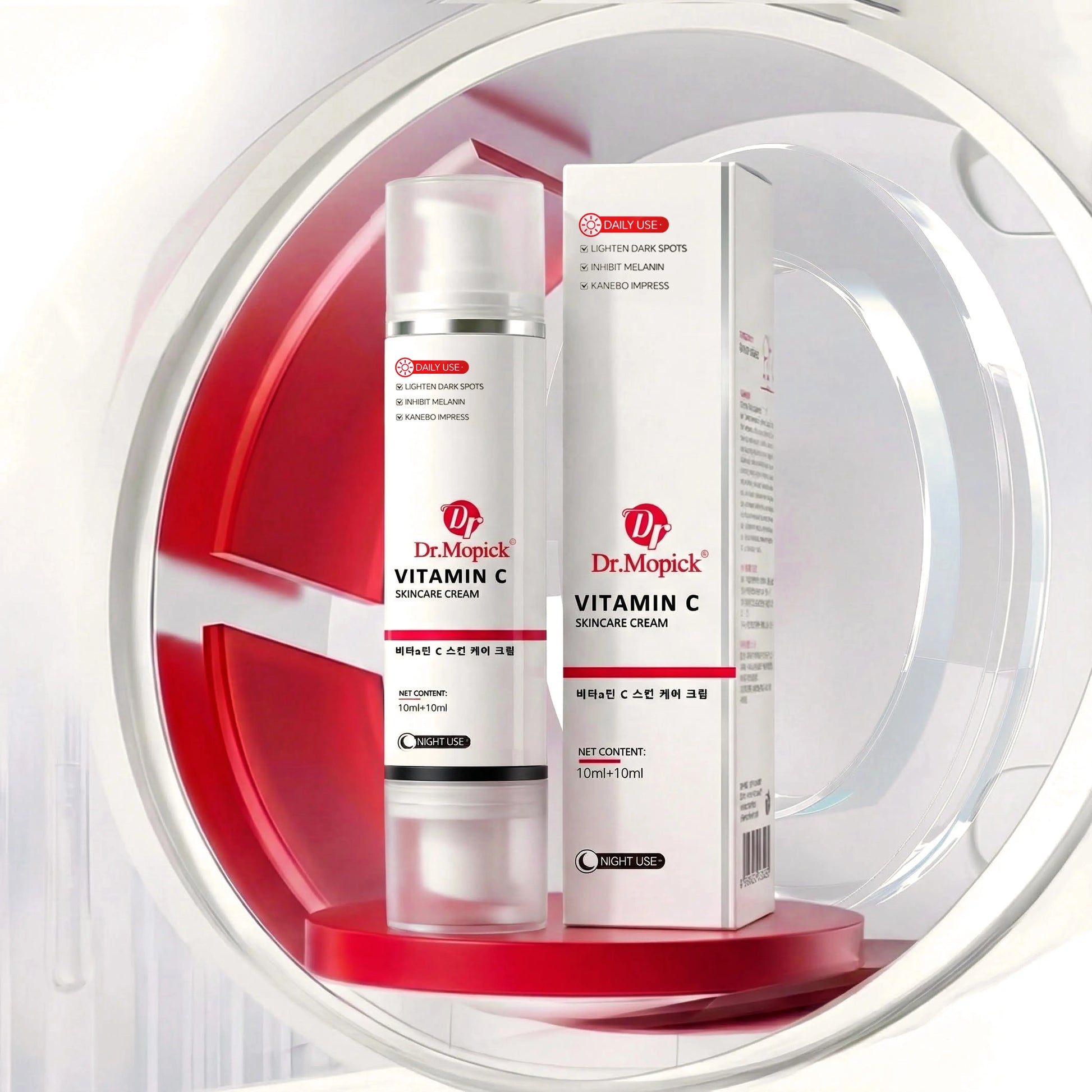 Dr.Mopick Low Canvas Daily Hydra-Gel Cream - 24H Moisture, Oil-Free, for All Skin Types