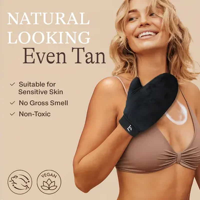 Beauty by Earth Self Tanner Body Mousse Travel Size - Best Gradual Self Tanner Clean Ingredients USA Made Cruelty Free Safe Tanning Foam Sunless Golden Streak Free Fake Tan Skincare Lightweight
