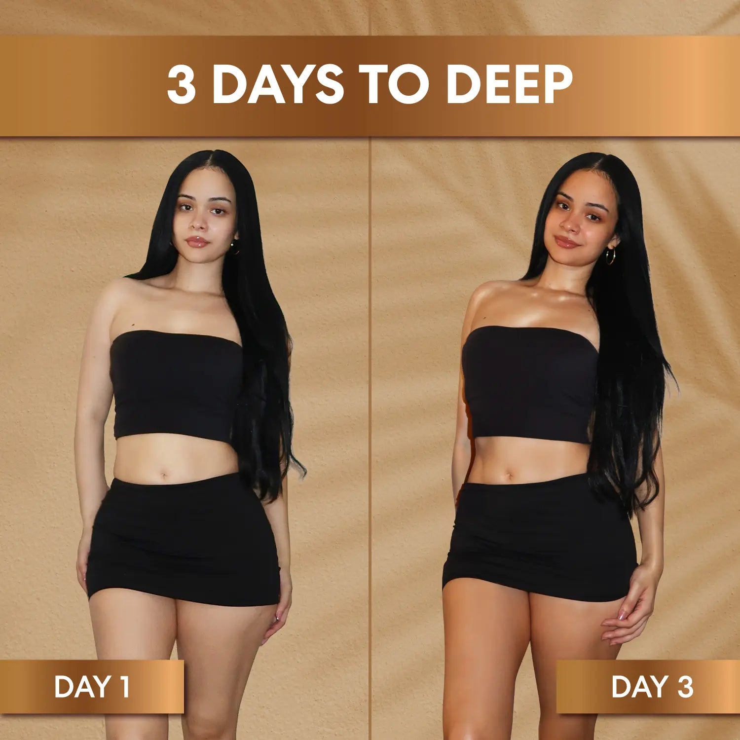 Natural Bronze & Shimmer Radiance Body Oil Bundle for Radiant, Glowing and Golden Skin