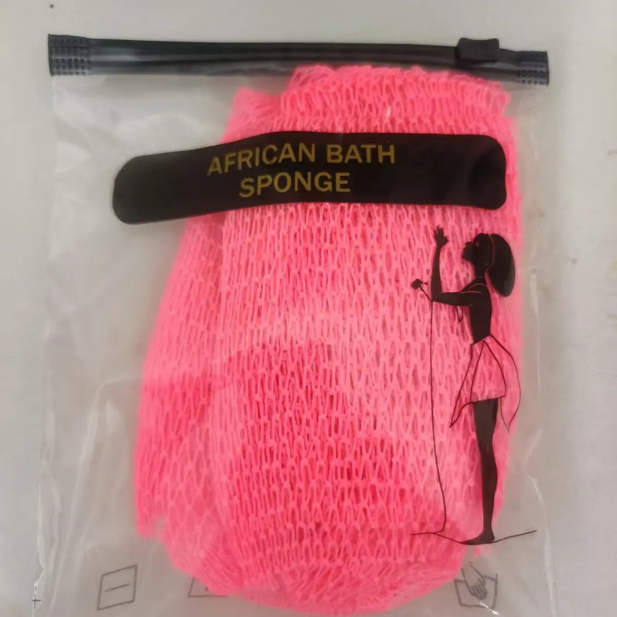 Authentic African Net Sponge - Premium Exfoliating Body Scrubber, Long & Durable Mesh Washcloth for Shower